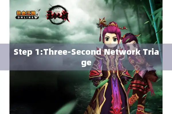 Step 1:Three-Second Network Triage Step 1:Three-Second Network Triage