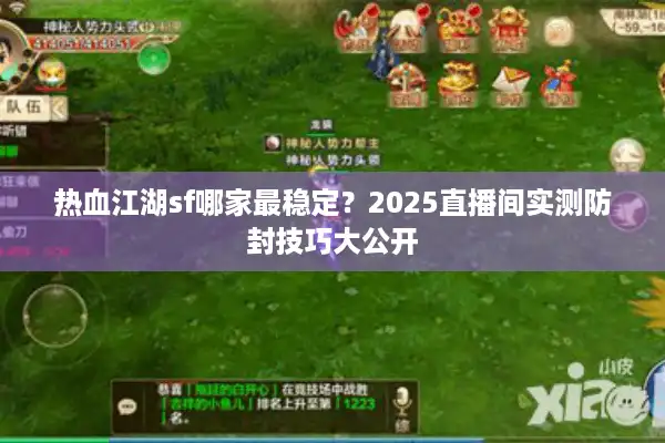 热血江湖sf哪家最稳定？2025直播间实测防封技巧大公开