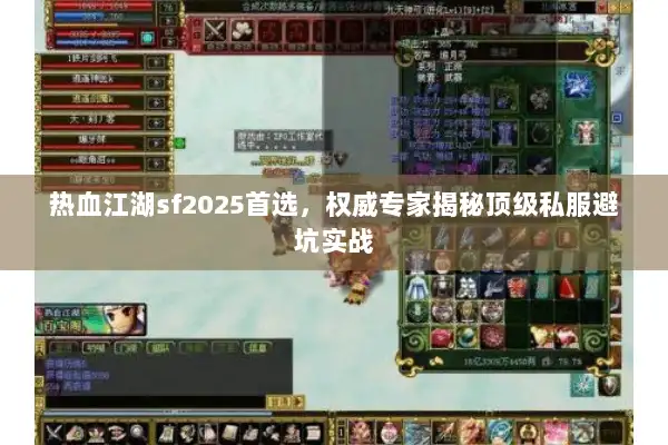 热血江湖sf2025首选,权威专家揭秘顶级私服避坑实战 热血江湖sf2025首选,权威专家揭秘顶级私服避坑实战