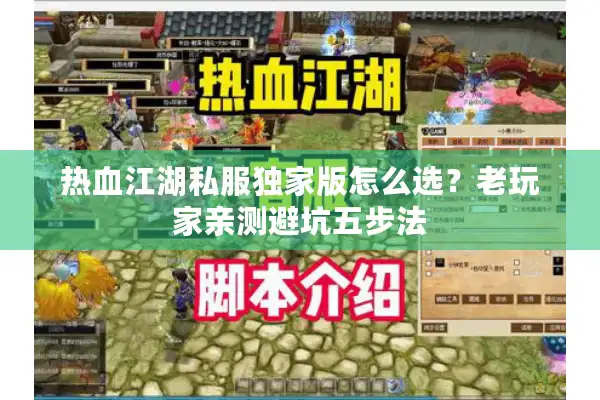 热血江湖私服独家版怎么选？老玩家亲测避坑五步法