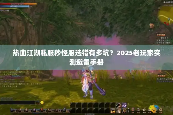 热血江湖私服秒怪服选错有多坑？2025老玩家实测避雷手册