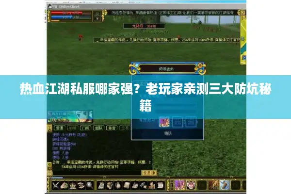 热血江湖私服哪家强?老玩家亲测三大防坑秘籍 热血江湖私服哪家强?老玩家亲测三大防坑秘籍