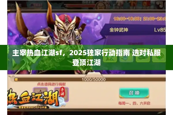 主宰热血江湖sf，2025独家行动指南 选对私服登顶江湖