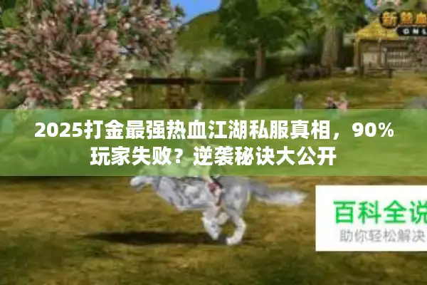 2025打金最强热血江湖私服真相，90%玩家失败？逆袭秘诀大公开