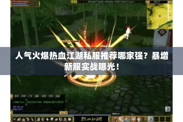 人气火爆热血江湖私服推荐哪家强？暴增新服实战曝光！
