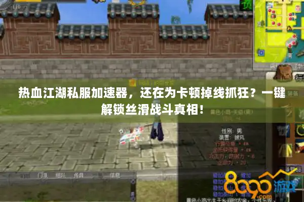 热血江湖私服加速器，还在为卡顿掉线抓狂？一键解锁丝滑战斗真相！