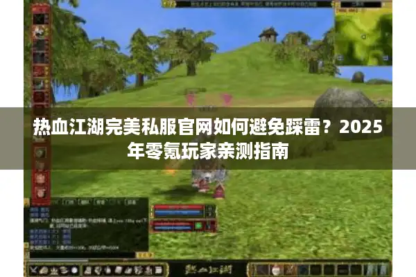 热血江湖完美私服官网如何避免踩雷？2025年零氪玩家亲测指南