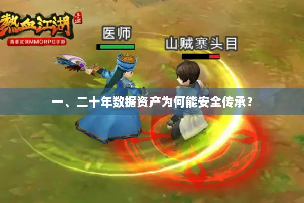 一、二十年数据资产为何能安全传承？
