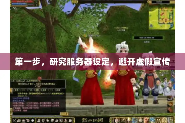 第一步，研究服务器设定，避开虚假宣传