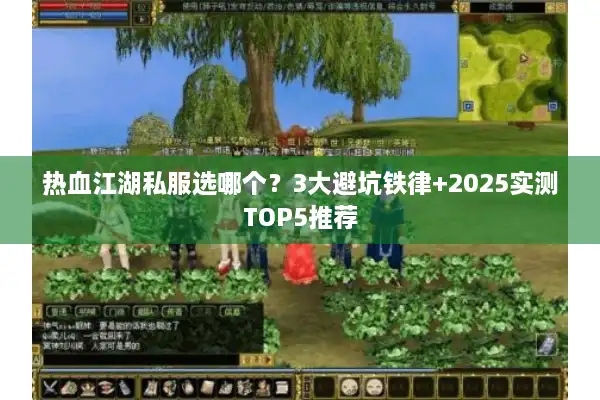 热血江湖私服选哪个？3大避坑铁律+2025实测TOP5推荐