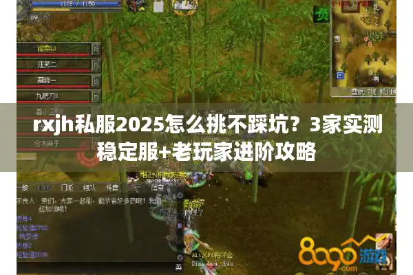 rxjh私服2025怎么挑不踩坑？3家实测稳定服+老玩家进阶攻略