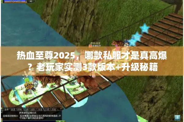 热血至尊2025，哪款私服才是真高爆？老玩家实测3款版本+升级秘籍