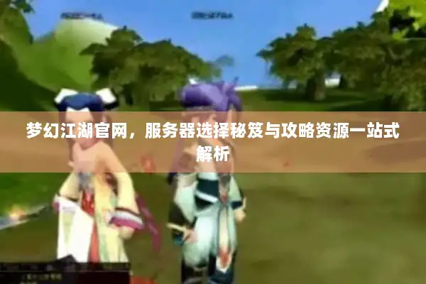 梦幻江湖官网，服务器选择秘笈与攻略资源一站式解析