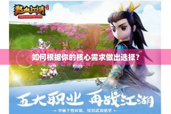 如何根据你的核心需求做出选择？