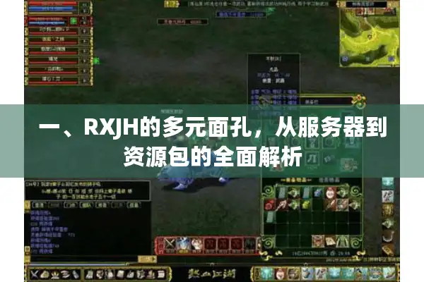 一、RXJH的多元面孔，从服务器到资源包的全面解析