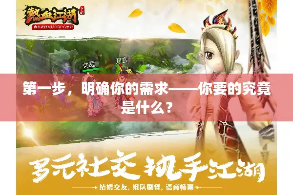 第一步，明确你的需求——你要的究竟是什么？