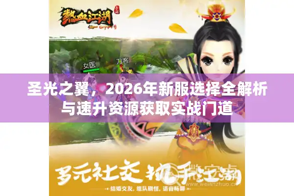 圣光之翼，2026年新服选择全解析与速升资源获取实战门道