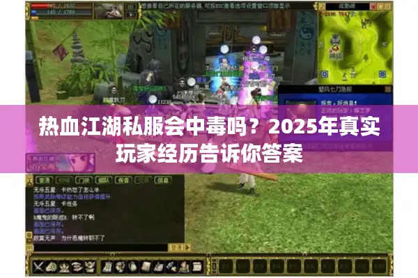 热血江湖私服会中毒吗？2025年真实玩家经历告诉你答案