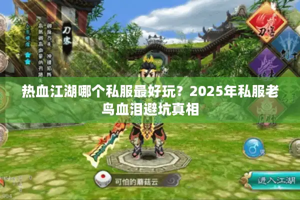 热血江湖哪个私服最好玩？2025年私服老鸟血泪避坑真相
