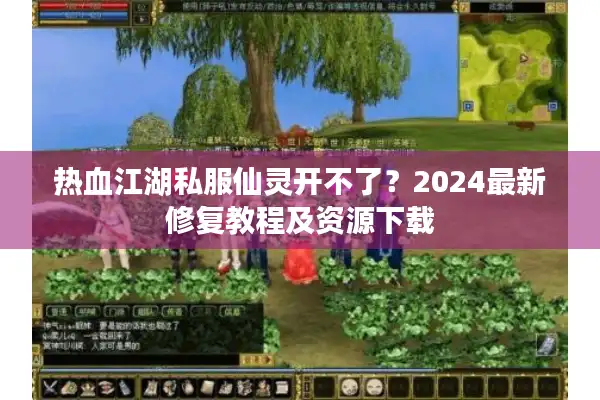 热血江湖私服仙灵开不了？2024最新修复教程及资源下载