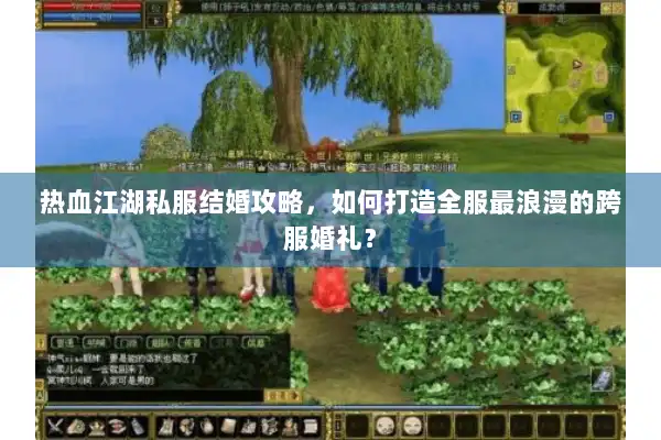 热血江湖私服结婚攻略,如何打造全服最浪漫的跨服婚礼? 热血江湖私服结婚攻略,如何打造全服最浪漫的跨服婚礼?