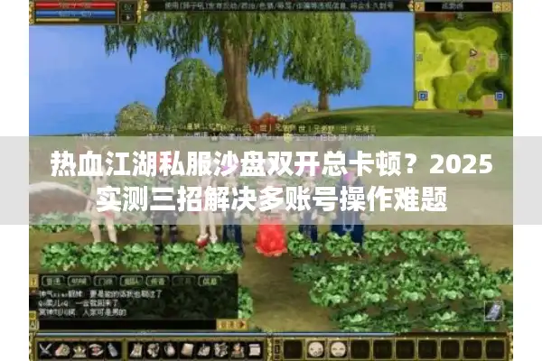 热血江湖私服沙盘双开总卡顿？2025实测三招解决多账号操作难题