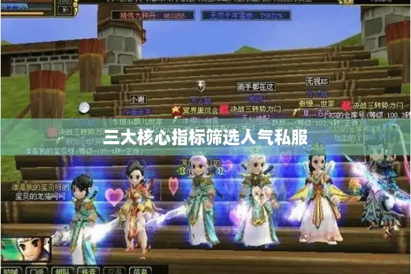 三大核心指标筛选人气私服