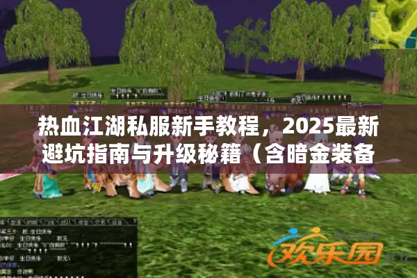 热血江湖私服新手教程，2025最新避坑指南与升级秘籍（含暗金装备攻略）
