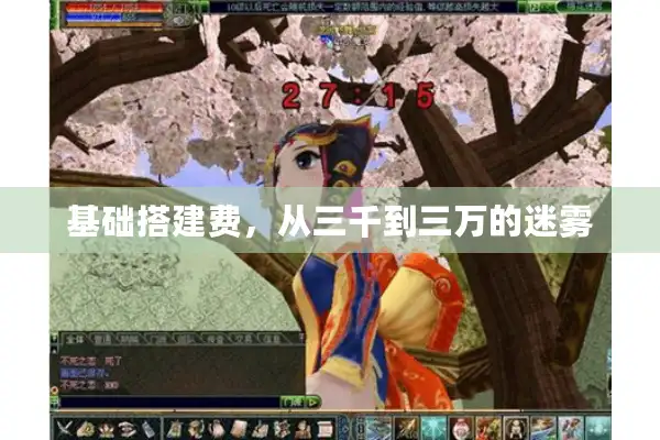 基础搭建费，从三千到三万的迷雾