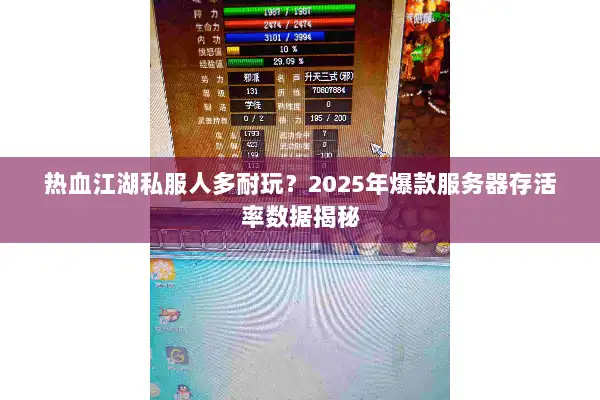 热血江湖私服人多耐玩？2025年爆款服务器存活率数据揭秘