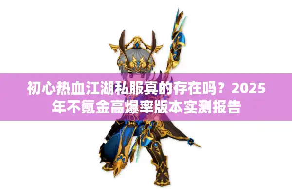 初心热血江湖私服真的存在吗？2025年不氪金高爆率版本实测报告