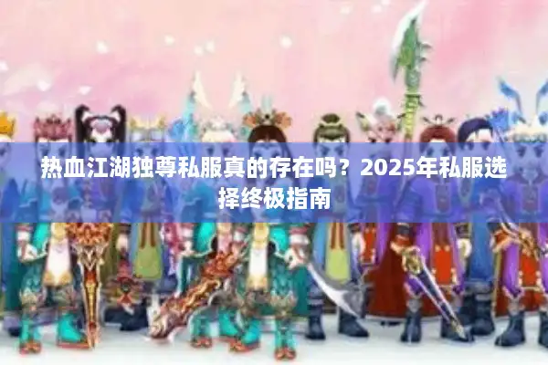 热血江湖独尊私服真的存在吗？2025年私服选择终极指南