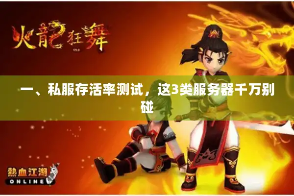 一、私服存活率测试，这3类服务器千万别碰