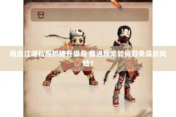 热血江湖私服抓捕升级后 普通玩家如何避免误封风险？